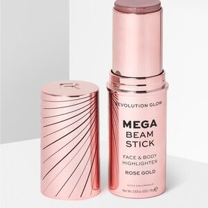 New Sealed Makeup Revolution Glow Mega Beam Stick Highlighter Rose Gold‎